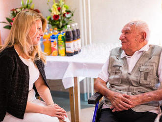 Prezidentka Čaputová zablahoželala účastníkovi SNP Alexandrovi Bachnárovi ku 100. narodeninám