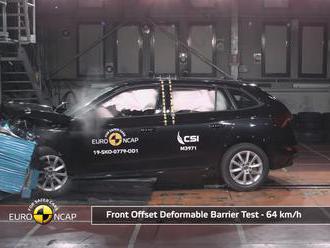 Škoda Scala Euro NCAP testy dala na 5 hviezdičiek. A nie len to