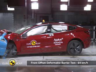 V teste Euro NCAP Tesla Model 3 dostala veľa bodov za asistentov