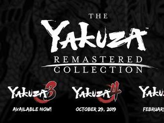 Sega u nás vydala The Yakuza Remastered Collection