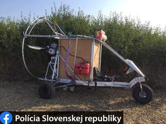 Vynaliezavý Ukrajinec šokoval policajtov: FOTO Cez slovenské hranice si to namieril na lietajúcom st