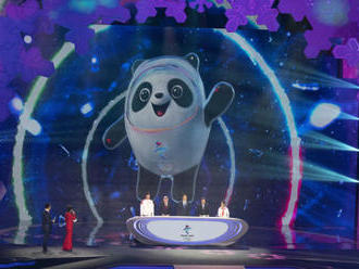 Maskotem zimní olympiády v Pekingu je panda v ledovém obleku