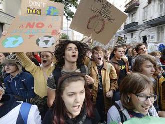 Aktivistka Thunbergová se v New Yorku zúčastnila pochodu za klima