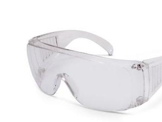 Profesionálne okuliare s UV filtrom priehľadný, poskytujú ochranu pri brúsení a iných prácach.