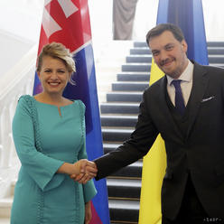 Prezidentku Z. Čaputovú v Kyjeve prijal ukrajinský premiér Hončaruk