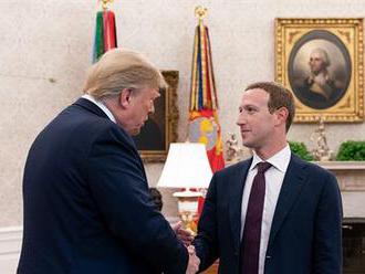 Trump se v Bílém domě setkal s šéfem Facebooku Zuckerbergem