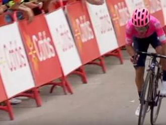 Video: Sergio Higuita vyhral 18.etapu Vuelty, biely dres si úspešne prinavrátil López