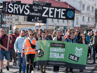 Na Slovensku sa začali klimatické štrajky za budúcnosť všetkých