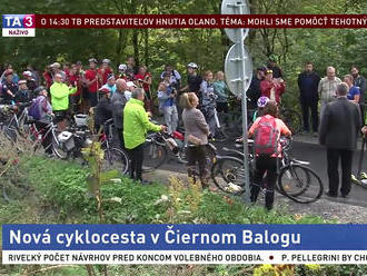 Hrončianska dolina ožíva vďaka cyklotrase, prilákala turistov