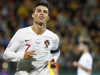 Hviezdny Ronaldo sa v zápase kvalifikácie o postup na ME 2020 blysol štyrmi gólmi