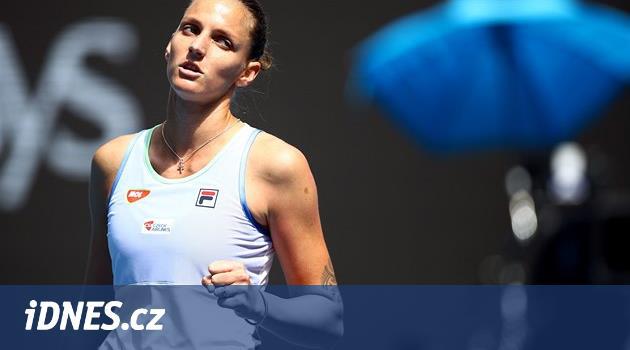 ONLINE: Plíšková jde rychle do vedení, Mladenovicové povolila jen game