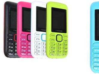 Jednoduchý mobilný tlačidlový telefón NODIS ZETA ND-30 v pestrých farbách.