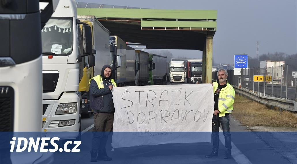 Slovenští autodopravci obnoví blokádu hranic, i těch s Českem