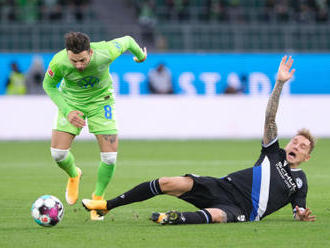 Wolfsburg poprvé po čtyřech remízách vyhrál, Bielefeld zdolal 2:1