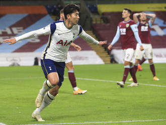 Son Hung-min zajistil Tottenhamu výhru na hřišti Burnley