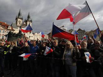 Český premiér odsúdil bezohľadnosť demonštrantov na pražskom proteste
