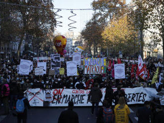 Po celé Francii se protestovalo proti návrhu zákona o bezpečnosti
