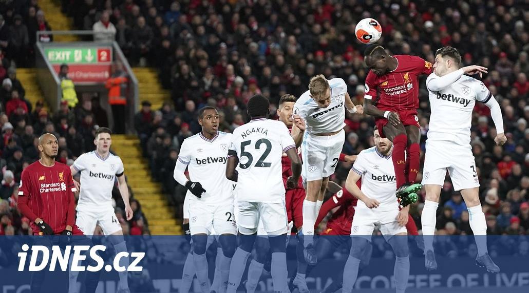 ONLINE: West Ham hraje na hřišti Liverpoolu, zraněný Souček střídal