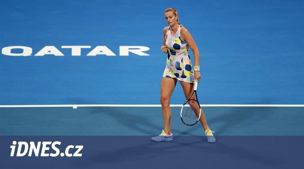 ONLINE: Kvitová v Dauhá bojuje o finále, proti Bartyové hraje třetí set
