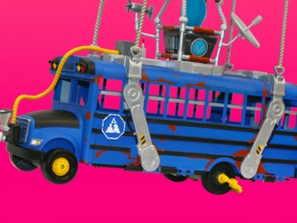 Fortnite Deluxe Battle Bus lets you recreate the Chapter 2 opener     - CNET