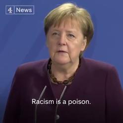 Merkelová: Rasismus je jed