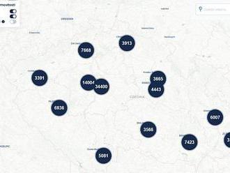   Atlascen.cz ukazuje reálné prodejní ceny bytů a domů v Česku