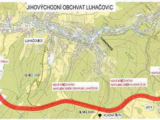 Obchvat Luhačovic bude mít skoro 10 kilometrů. Uleví městu i lázním