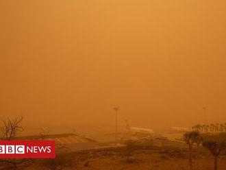 Canary Islands sandstorm: Flights disrupted as dust cloud strands tourists