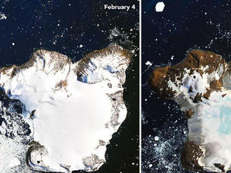 Vlna horúčav pripravila antarktický ostrov o takmer 20 percent snehu