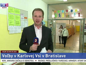 V Bratislave už niektorí odvolili, k urnám prichádzajú v hojných počtoch