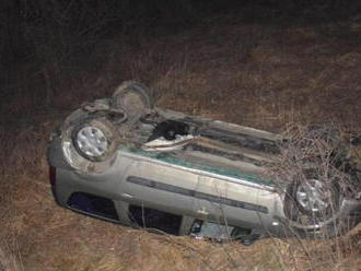 Alkohol za volantom opäť úradoval: Vodič s 2,69 promile havaroval pri obci Mýtna
