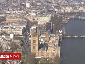 Coronavirus: Deserted London landmarks seen from above