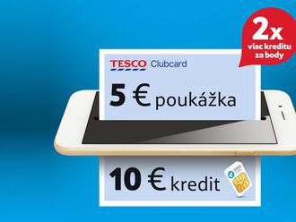 Tesco mobile: dvojnásobok kreditu vďaka službe Dobitie z Clubcard