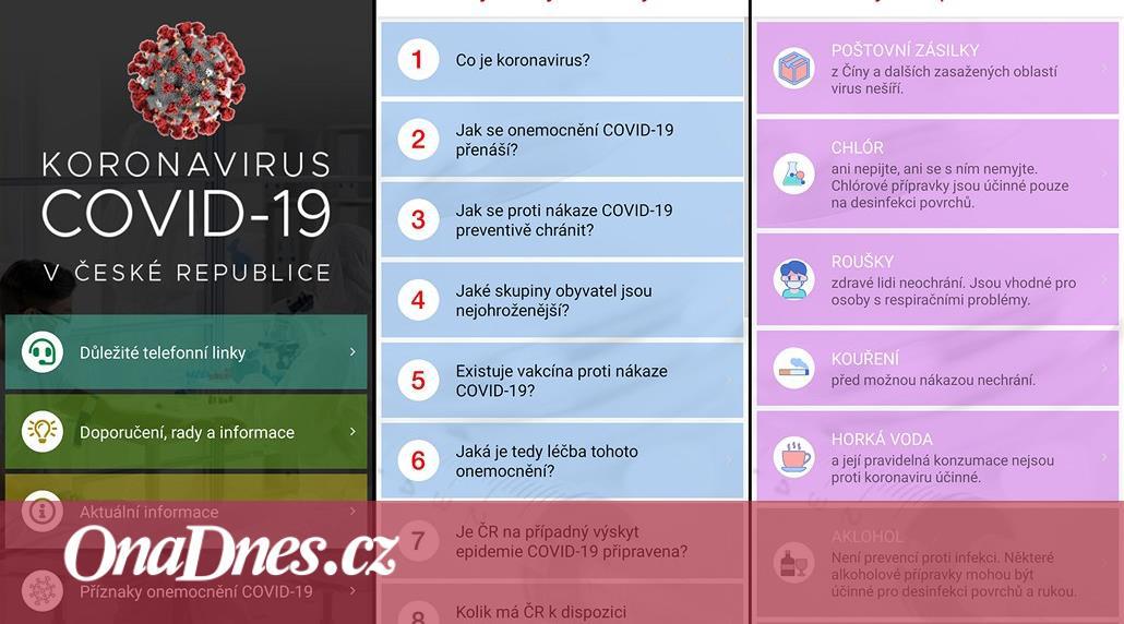 Informace o koronaviru v Česku na jednom místě. Vznikla speciální aplikace