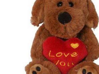 Prekvapte vášho partnera či partnerku na sviatok zamilovaných nádherným plyšovým psíkom zo srdiečkom