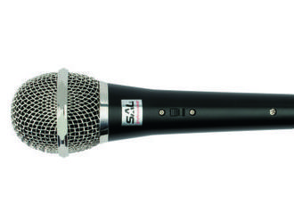 Profesionálny ručný mikrofón, farba - čierna, XLR-6,3 mm s káblom v dĺžke 4,5m.