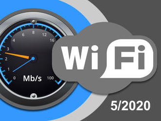 Rychlosti Wi-Fi internetu na DSL.cz v květnu 2020
