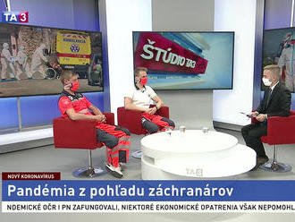 ŠTÚDIO TA3: M. Polák a R. Száz o pandémii z pohľadu záchranárov