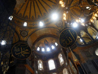 Mozaiky v chrámu Hagia Sofia budou během modliteb zakryty