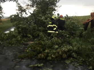 Přes Královéhradecký kraj přešly první bouřky, hasiči evidují asi 20 technických pomocí při…