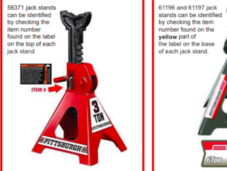 Harbor Freight officially recalls replacement jack stands due to bad welds     - Roadshow