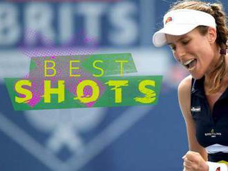 Battle of the Brits Team Tennis: Best shots as Johanna Konta beats Katie Boulter