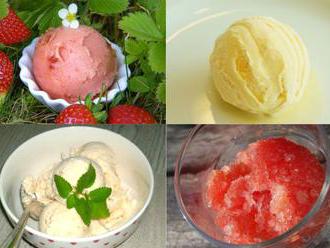 Recepty na domáce zmrzliny a sorbety