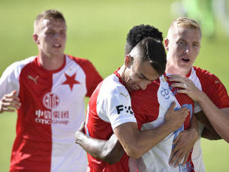 Slavia deklasovala St. Pölten, Ostrava Třinec