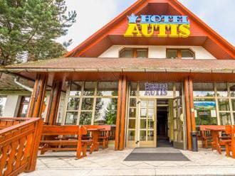 Vysoké Tatry pri lanovke na Hrebienok v Hoteli Autis *** s polpenziou a saunou neobmedzene + deti zd
