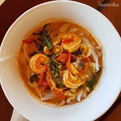 Recept: Thajské červené karí s krevetami  