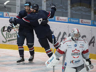 FOTO: Capitals v hokejovej príprave prehrali so Slovanom 0:4