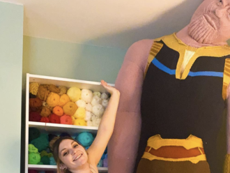 TikTokker knits terrifying, life-sized Thanos from Avengers     - CNET