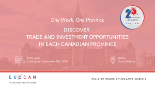 Série webinářů: „Obchodní a investiční příležitosti v kanadských provinciích“
