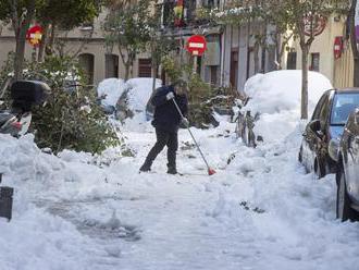Radnica v Madride odhadla škody po snehovej búrke na zhruba 1,4 miliardy eur